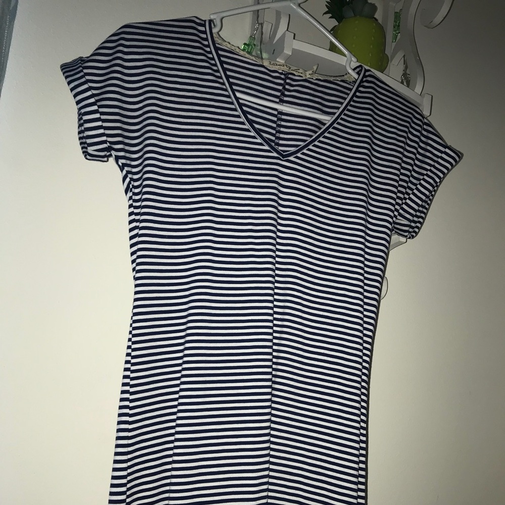 Striped Blue Dress